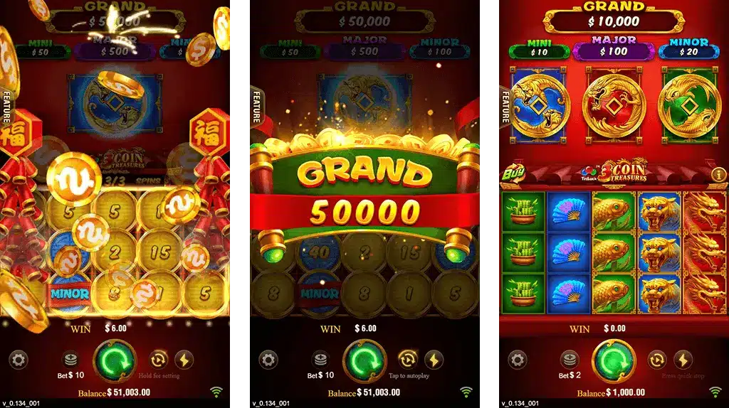 3 Coins Comecomreview Bonus